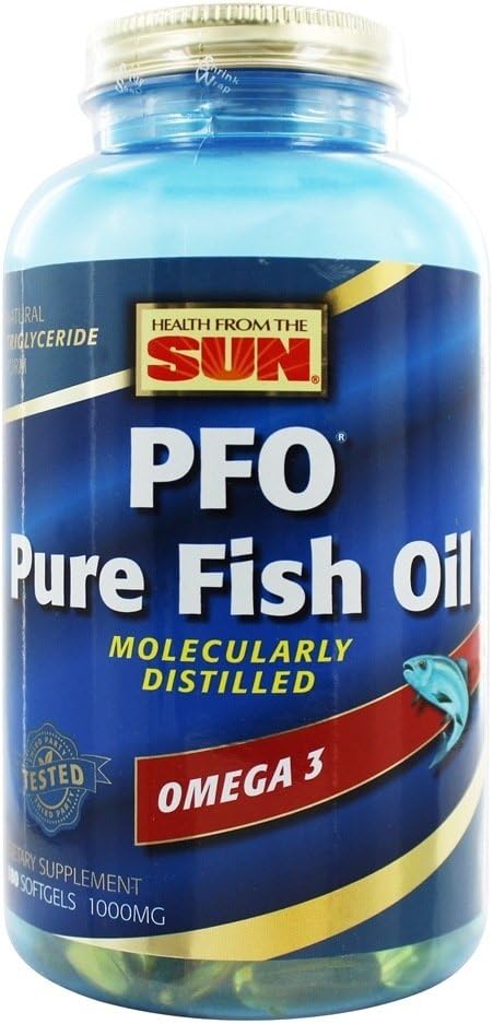 Terveys Sun Dietary Supplement, PFO Pure Fish Oil, 180 pehmeää geeliä