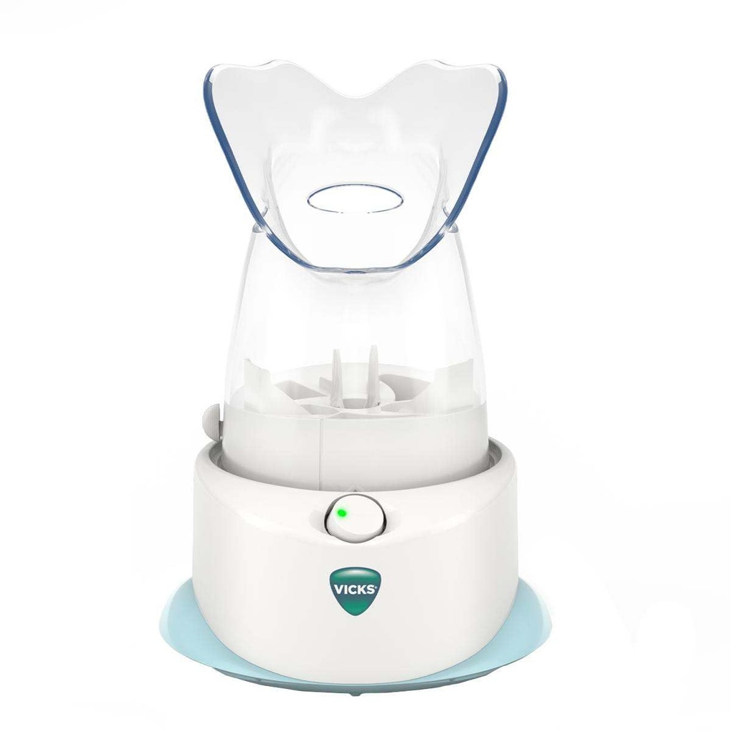 Vicks Personal Steam Inhaler för riktad, naturlig ånghjälp för allergier, trängsel, hosta och kalla och Sinus Irritation, Använd med VapoPads - 1 Inkluderad