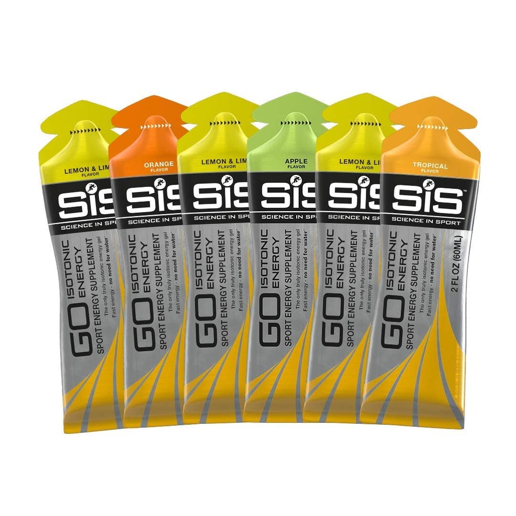 SiS GO Isotonic Energy Variety Pack, 2 Fl Oz (paketti 6)