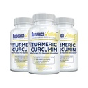 Tutkimus Varmennettu Turmeric Curcumin - BioPerine, Curcumin C3 Complex - Vegan - Valmistettu Yhdysvalloissa - 180 kapselia - Valmistettu Yhdysvalloissa