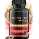 Kolesterol Supplement - Triglycerider Support Capsules w. Organic, Odorless Garlic, Cayenne Pepper, Plant Sterols för att stödja normal HDL och LDL kolesterolnivåer w. Antioxidant Niacin (Vitamin B3)