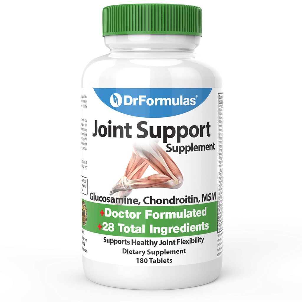 DrFormulas Joint Support Supplements for Men & Women ... Glukosamiini Chondroitin Msm, (Mendamine) 60 päivän tarjonta