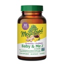 MegaFood Baby & Me 2 Prenatal Prebiotika och Probiotika för kvinnor och utvecklar baby med 30 miljarder CFU, vegetarisk och icke-GMO, 60 Caps (30 portioner)