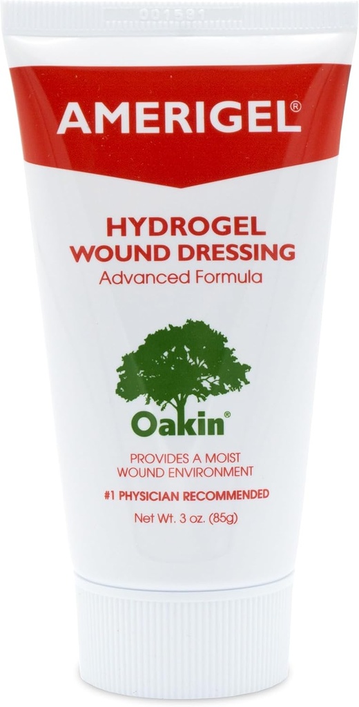 AMERIGEL Hydrogel Haavapuku (3 oz.) - Tarjoaa Kosteus-rikas parantava ympäristö kuiville haavoille