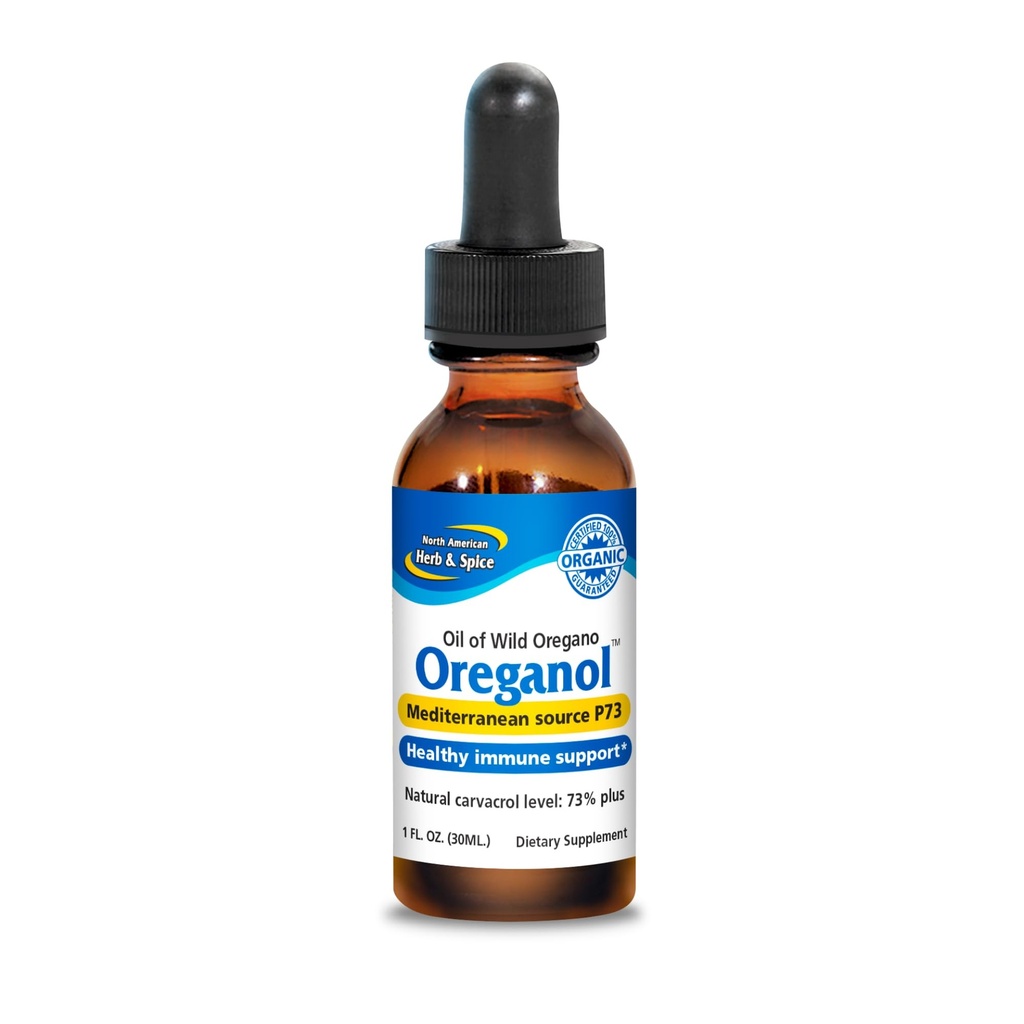 POHJOINEN AMERICAN HERB & SPICE Oreganol - 1 fl oz, 3 kpl pakkaus - Käsittelemätön, Wild, Organic Oregano Oil - Mediterranean Source P73 - Ei-GMO - 1296 Yhteensä