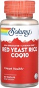 Solaray Red Yeast Rice Plus CoQ-10-60 Kasvissyöjäkapselit