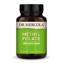 Tri. Mercola Methyl Folate - Tukee Detoxification & Cellular Health - 5-MTHF Folate - Biosaatavana Formula - 5 mg - 30 kapselia