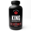 Fittenst King - Testosteroni Booster täydentää - tukee hormonin terveys, kestävyys, & Vahvuus - Sisältää ruohoa syötetty naudan maksa, luut, sydän ja kives - 180 kapselia