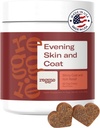 Reggie Skin & Coat Lisäravinteet koirille Omega-3 Fish Oil & Vitamiin E varten kutiava ihon helpotus, shelding & Shiny Coat ...