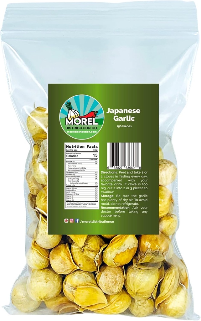Japansk vitlök/AJO Japones (100% naturligt!!) 150 bitar
