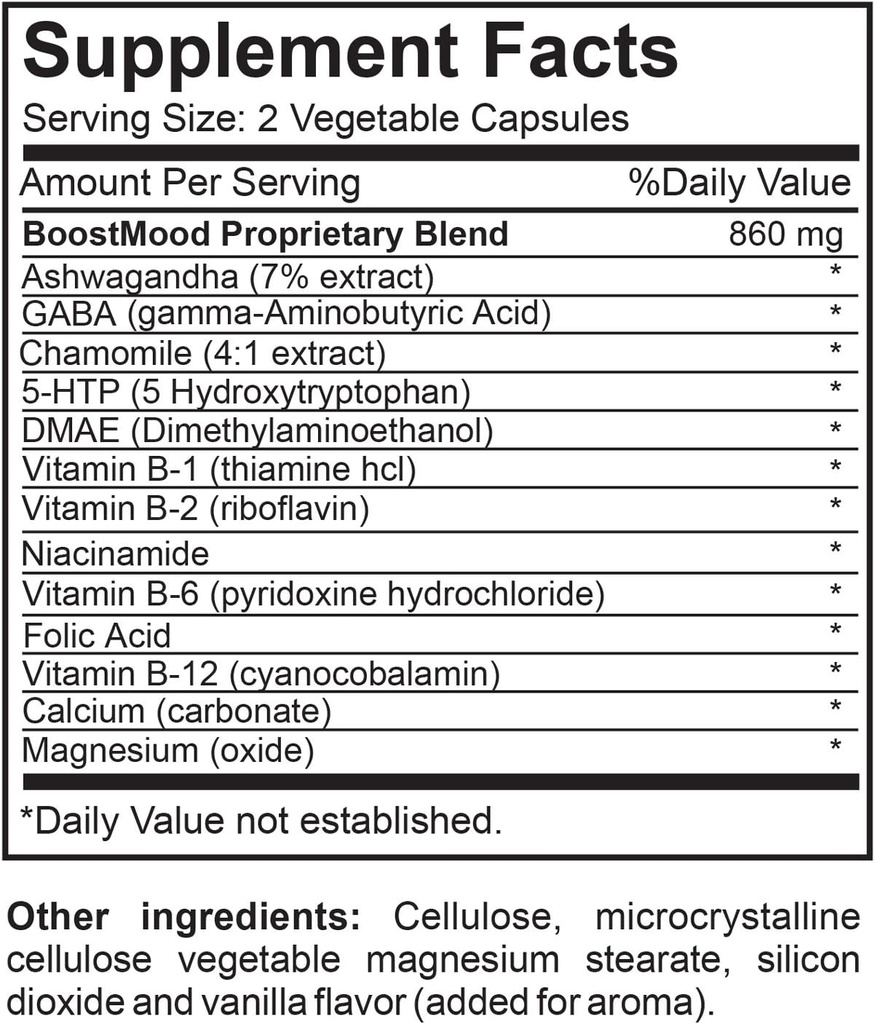 BoostMood Natural Mood Tuki Ruokavalion täydentää