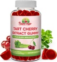 Tart Cherry Gummies (2000mg) selleriuutteella (400mg) - Nuku, ja jointit- Tart Cherry Extract Alterative to Tart Cherry Juice konsentraatti, kapselit, tai jauheet - 60