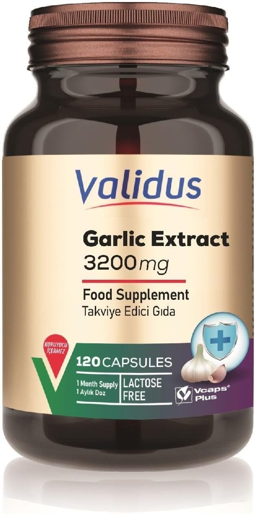 VALIDUS Valkosipuli 3200 mg 120 kapselia