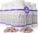 OxyFlo Bladder Control Pills for Women & Men - Reduce Overactive Bladder & Leakage - Stöder Urinary Tract (UTI) Potent Blend of Clinically Proven, Natural Ingredients 5 Bottles (150 portioner)