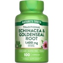 Nature's Truth Echinacea Goldenseal kapselit ... 1400 mg... 100 Count..