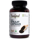 Sunfood Superfoods Shilajit Capsules - Pure Shilajit Hartsi naisille ja miehille, Muinainen Himalayan uute kanssa Fulvic Acid, Minerals, Shilajit Powder Pills - 90 kapselia