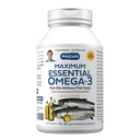 Andrew LESSMAN Maximum Essential Omega-3 Orange - 60 Softgels - Ultra-Pure, High Potency Omega-3 Oils. Korkea DHA, ei vatsavaivoja, ei tuholaisia, ei elohopeaa. Pieni Helppo niellä Softgels