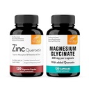 Sandhu's Zinc Quercetin & Magnesium Glycinate Complex med Quercetin Capsules | Stöder Immune, Muscle Health & Quality Sleep
