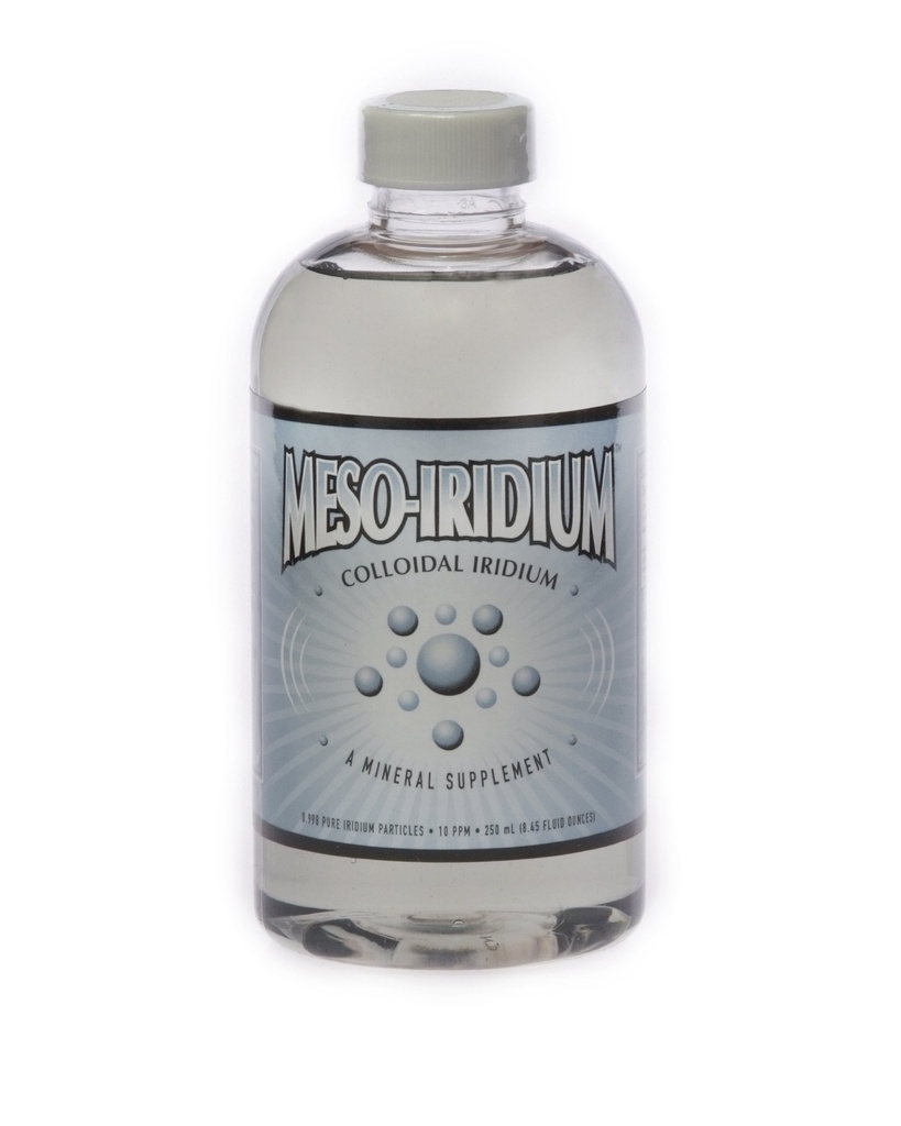 MesoIridium TM 10 ppm Kolloidinen Iridium 250 ml/8,45 Oz