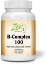Advanced B Complex Vitamin Supplement - Full-Spectrum B Vitamin Supplement med folsyra, Biotin, Inositol - Stöd Immune och Cardio Health, Energi Metabolism - 100 tabletter