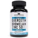 Quercetin 500 mg täydennysosa Sambucus Elderberry, bromaiini, C-vitamiini, sinkki 50 mg, & D3-vitamiini 5000 IU - antioksidantti ja immuuni- terveys tuki Sinkki Quercetiini