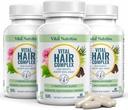 Elintoiminnot hiusten Complex - Hiusten kasvu vitamiinit naisille ja miehille -Biotin & B-vitamiini -Hair kasvu täydentää terveille hiuksille iho ja kynnet -Hormone & gluteeniton -Hair vitamiineja naisille
