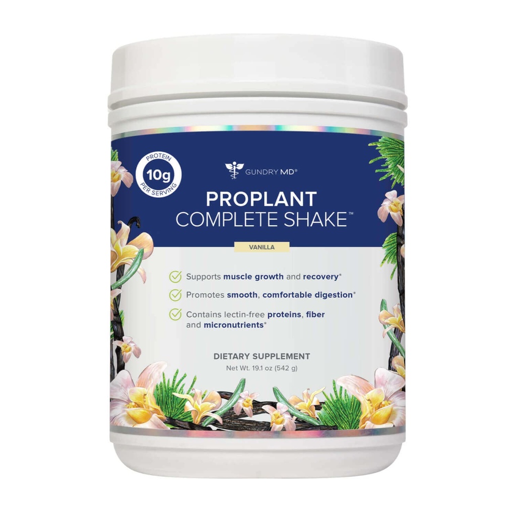 MD® Pro Plant Complete ShakeTM Korkeakuituinen kasviproteiinien sekoitus, 20 tarjoilua (Vanilla)