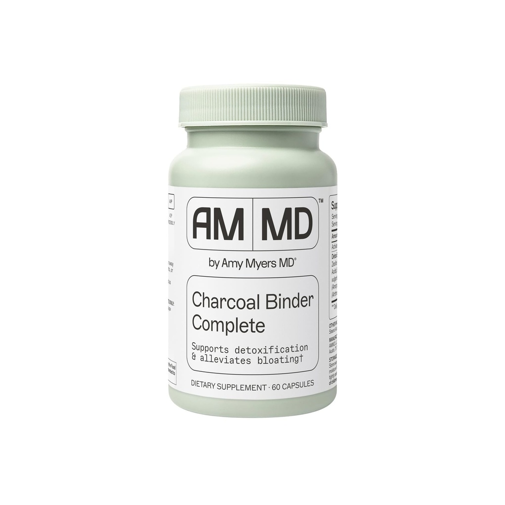 Kokosolkapslar från Myers Way Protocol - Natural Activated Charcoal, Gas Reliever & Support för Affects of Mold/Toxins - Dietary Supplement 60 Capsules, 30 Servings - Dr Amy Myers
