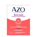 AZO® Boric Acid Vaginal Suppositories, auttaa tukemaan Odor Control ja Intimate Health kliinisissä tutkimuksissa Boric Acid, ei-GMO, 30