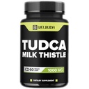 WELBUDA 1000mg Tudca täydentää maito Thistle Extract - 60 vegan kapselia - tuki immuunijärjestelmä, digestio terveys, kehon puhdistus & aivojen terveys