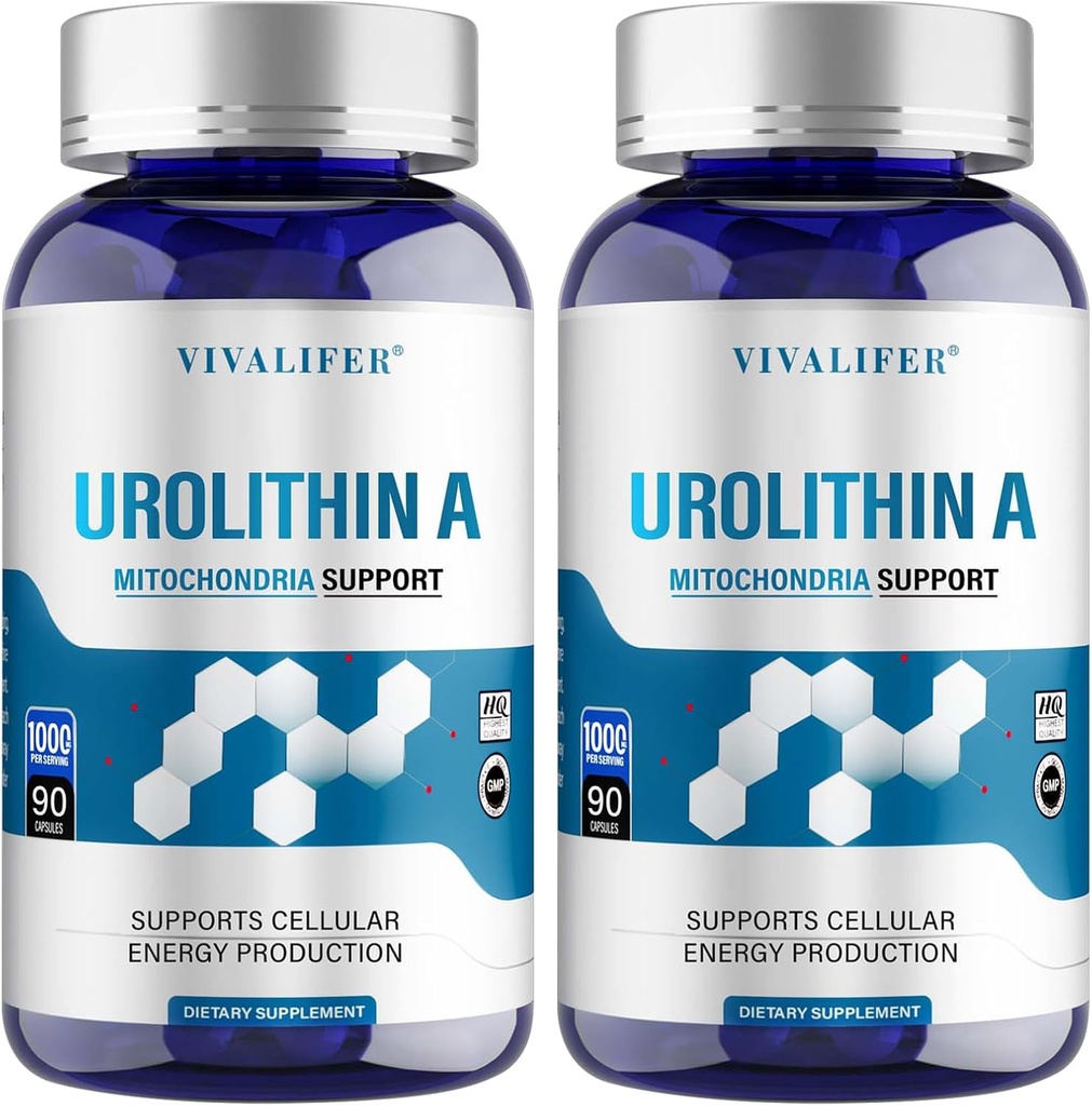 Urolithin A Supplement 1000 mg, 180 Softgels kraftfullt antioxidantskydd, främja hälsosam åldrande och midochondriell hälsa och cellreparation stöd för män och kvinnor