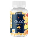SOHM Amla ja Ashwagandha Gummies, henkilökohtaisesti kääritty, tukee tervettä immuuni terveyttä, vähentää infektioita -Ashwagandha Gummies naisten ja miesten kasvissyöjä(Pineapple, Mango)
