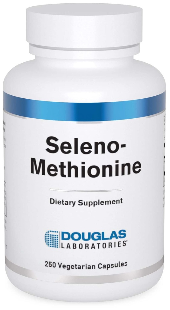 Douglas Laboratories Seleno- Metioniini 200 mikrog. Biokäyttöinen Selenium 250 kapselia