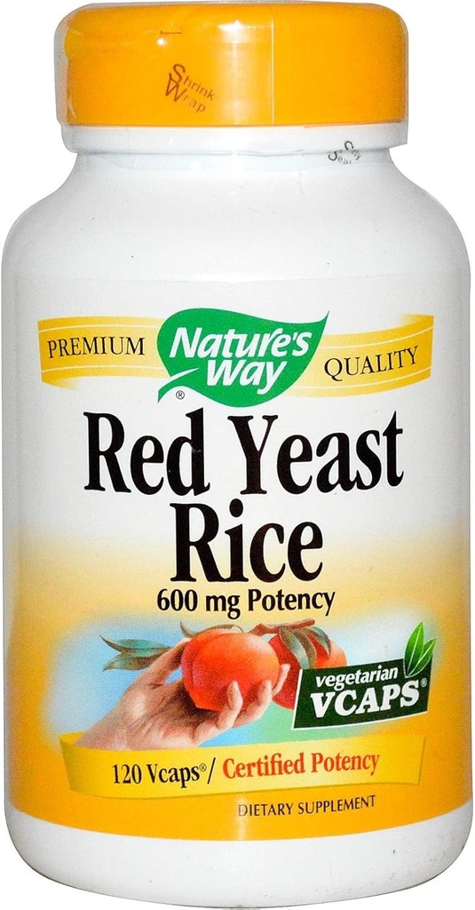 Nature's Way Red Yeast Rice, 500mg 120 Kasvissyöjä Kapselit