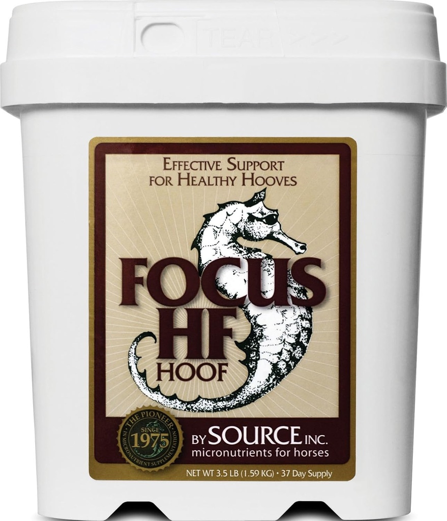 Källa 573935 Fokus Hf Hoof mikronäringsämne för hästar, 3,5 lb