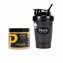 Pinch Magic Fiber & Shaker Combo | Prebiotisk Psyllium Husk Fiber för Digestive Health, Keto, Vegan, Low Sugar | BPA-Free Shaker för Smooth Mixing, Travel-Friendly, Dishwasher Safe | 28-dagars leverans