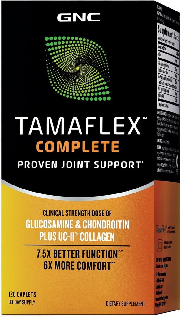 GNC Tamaflex täydellinen, tarjoaa yhteisen tuen, 120 Caplets