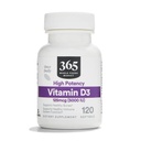 365 Whole Foods Market, D3-vitamiini, 5000 IU, 120 CT