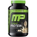 MusclePharm Combat Protein Powder, Vanilla Flavor, Fuels Muscles for Productive Workouts, 5 Protein lähteet mukaan lukien Whey Protein Isolate & Egg Albumin, Gluteeniton, 2 lb, 25 tarjoilua