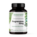 EMERALD LABS Pregnenoloni 50mg - Premium Wellness täydentää Ohje Aivojen terveys, Immuunituki & Hormonaalinen tasapaino - Gluteeniton - 60 Vihanneskapselit (30-päivä tarjonta)