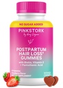 Vaaleanpunainen Stork synnytyksen jälkeinen hiustenlähtö Gummies 