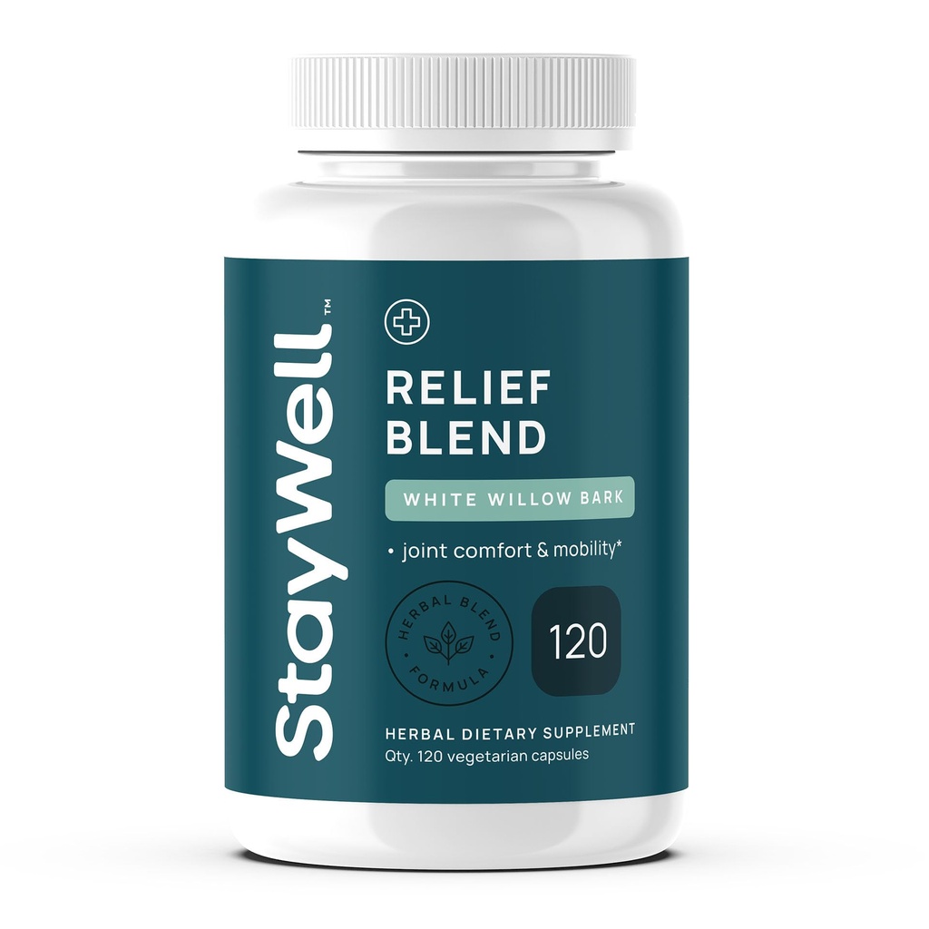 Kivunlievitys- Valkoinen Willow Bark Extract, Paholaisen kynsi, Turmeric, Boswellia, Bromelain ja Ginger Premium Extract Blend- 120ct