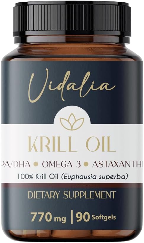 Vidalia tarjoaa Omega-3:n potentti lähde, joka on peräisin Etelämantereelta Krill Oil, korkea pitoisuus FOSFOLIPIDS, koliini ja ASTAXANTHIN, joka tarjoaa ylivertaisen hyötyosuuden. Ilmaisia raskasmetalleja.