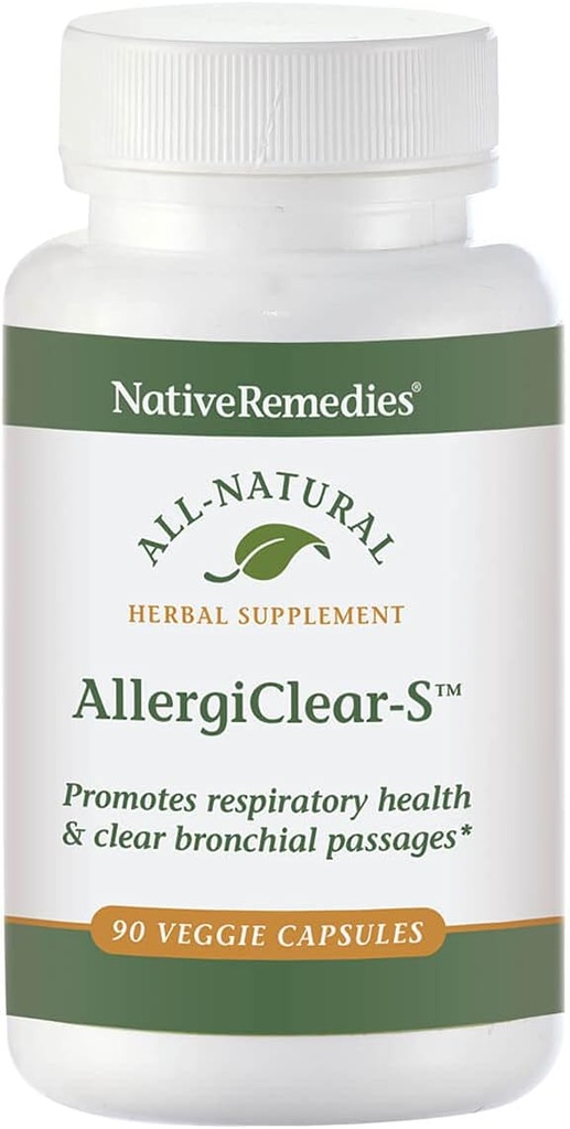 Native Remedies AllergiClear for Relief aikana Allergia Season (90 tablettia)