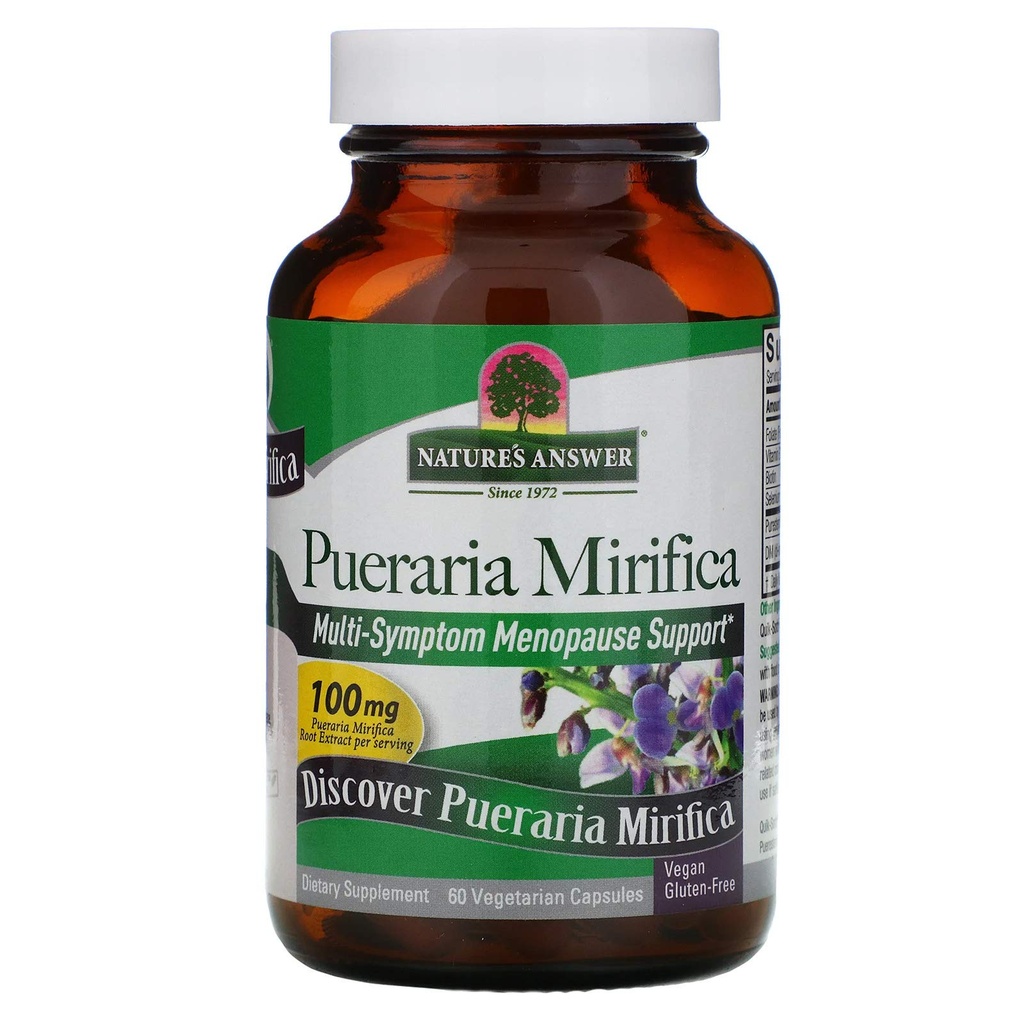 Luonnon vastaus Pueraria Mirifica Kasvissyöjäkapselit, 60 count