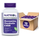 Natrol Glucosamine Chondroitin och MSM tabletter, 150-räkna (Pack av 12