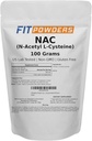 NAC Powder N-Asetyl L-Cysteine Powder Scoop Sisältää (100 Gram)