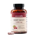 NatureWise Juurikapselit 1325mg kanssa Organic Beetroot - typpioksidi Booster kiertoon ja sydämen terveys tuki - Vegaani, Gluteeniton, ei-GMO - 120 kapselia[60 päivän tarjonta]