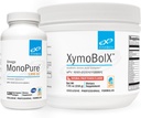 XYMOGEN Omega MonoPure 1300EC (120 Servings) + XymBolX (30 Servings) Bundle - Sydän- ja verisuonitauti + kognitiivinen tuki, lihasten Recovery - non GMO