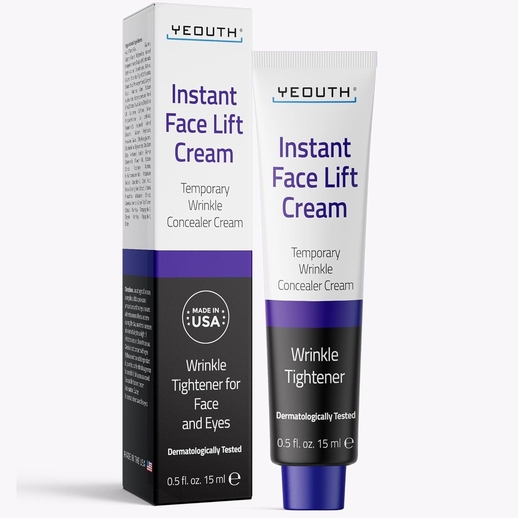 YEOUTH Instant Face Lift Cream, väliaikainen ihon kiristäminen alle silmävoidetta naisille, kiristäminen ja nosto Concealer 15ml